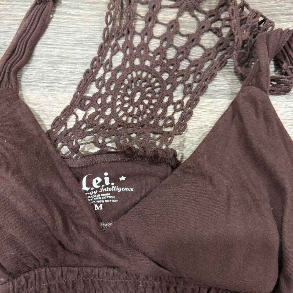 Women's Boho Brown Dress - Picture 3 of 3